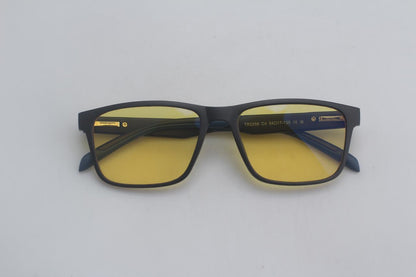 Gafas Estilo Cuadrado Blue Blockers Amarillo
