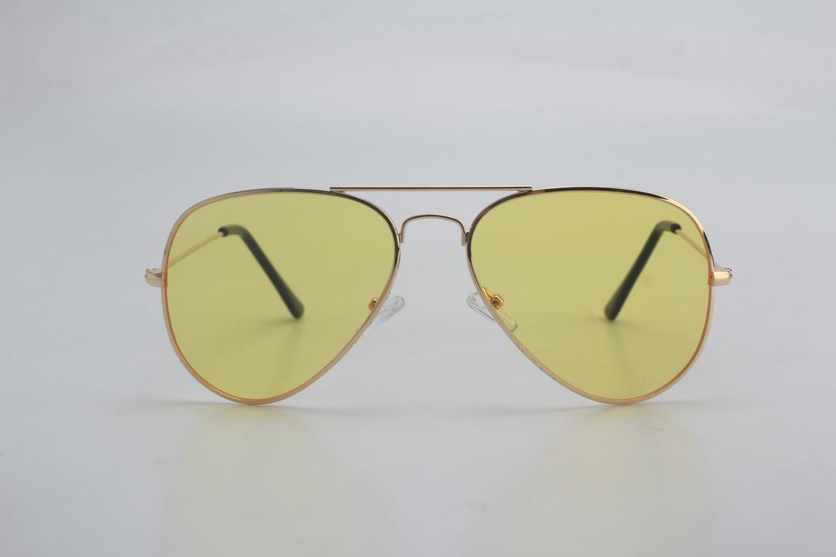 Gafas Blue Blocker Metal Amarillo