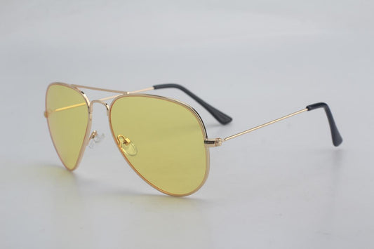 Gafas Blue Blocker Metal Amarillo