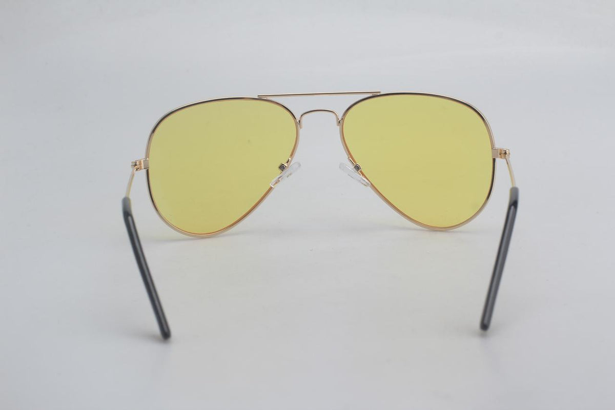 Gafas Blue Blocker Metal Amarillo