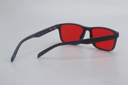 Gafas Estilo Cuadrado Blue Blocker Rojo