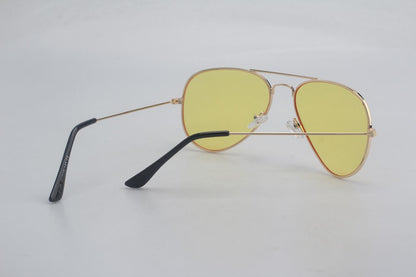 Gafas Blue Blocker Metal Amarillo