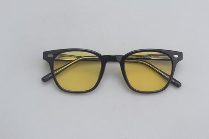Gafas Estilo Redondo Blue Blocker Amarillo