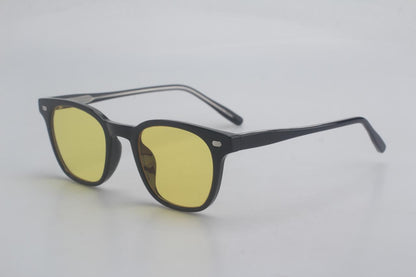 Gafas Estilo Redondo Blue Blocker Amarillo