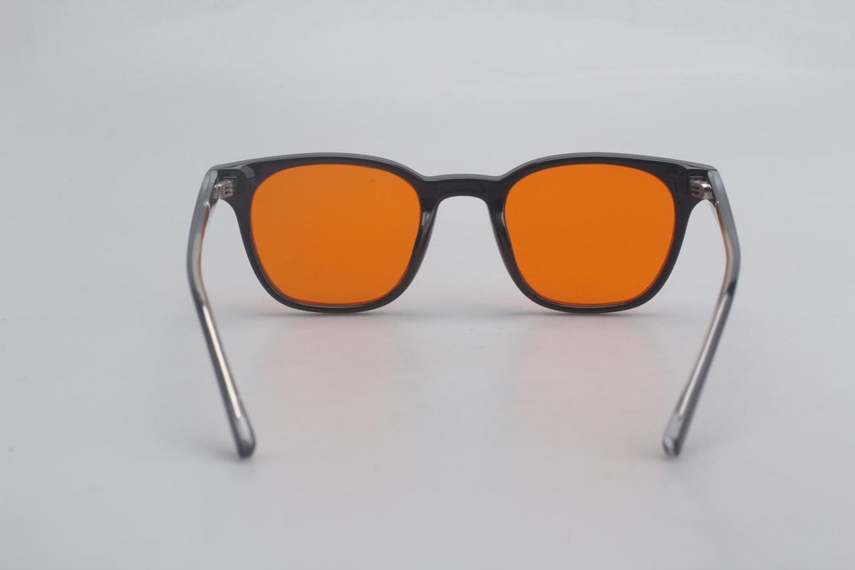 Gafas Estilo Redondo Blue Blocker Naranja