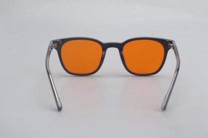 Gafas Estilo Redondo Blue Blocker Naranja