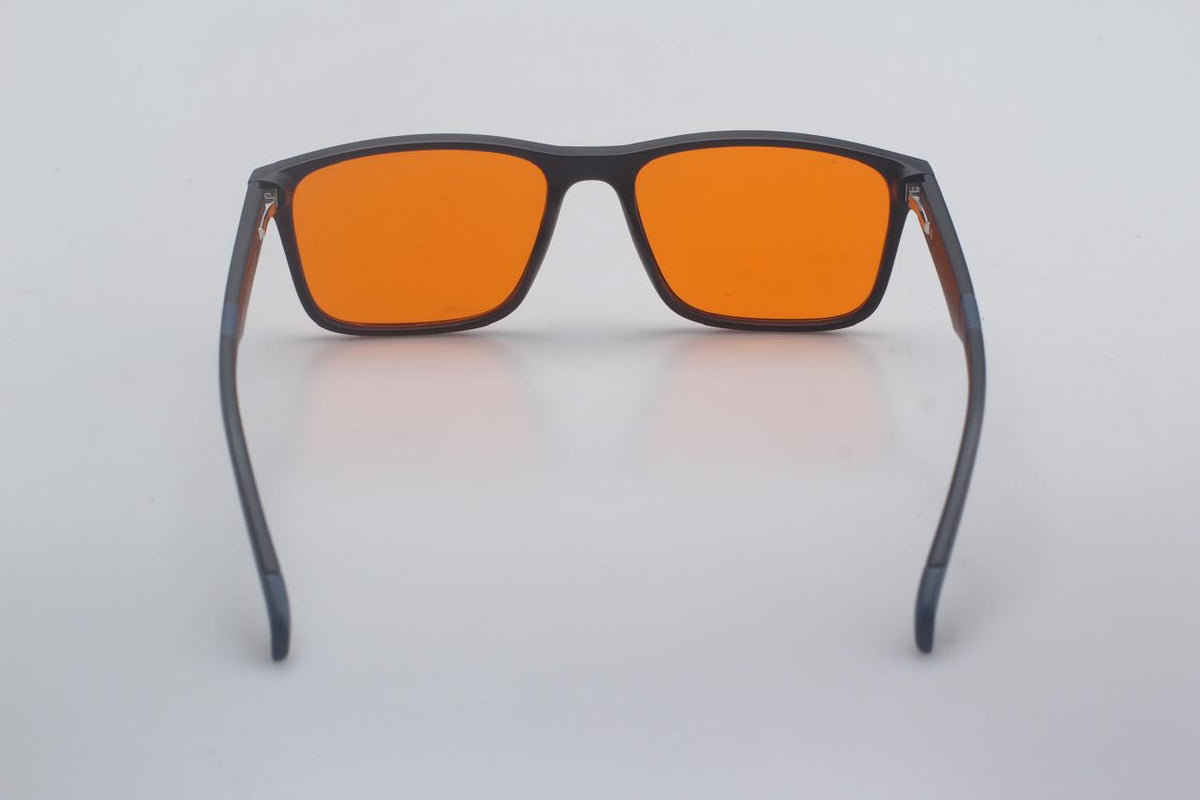 Gafas Estilo Cuadrado Blue Blocker Naranja