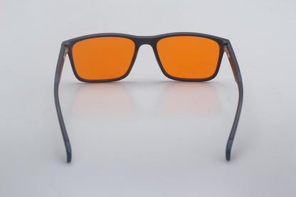 Gafas Estilo Cuadrado Blue Blocker Naranja