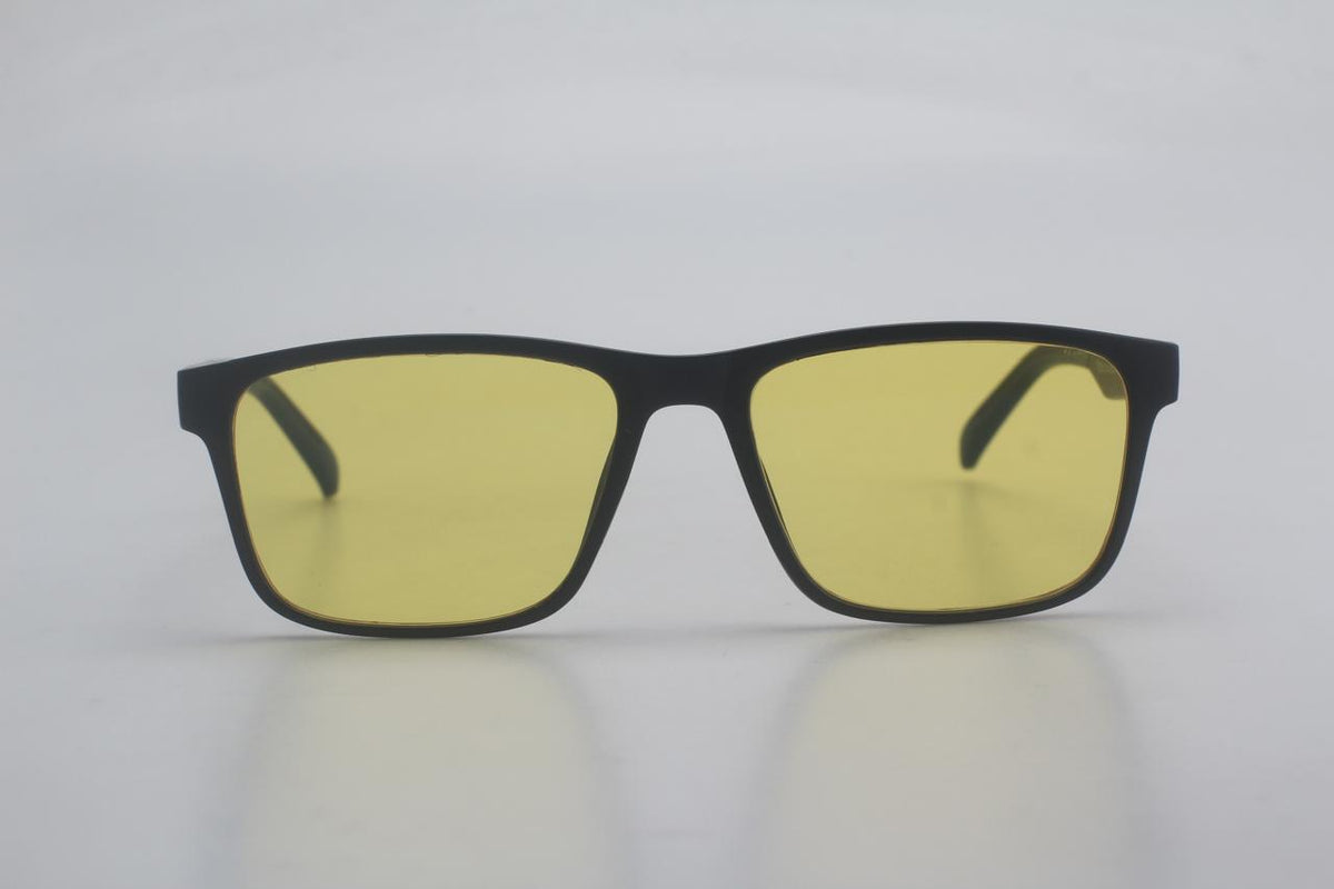 Gafas Estilo Cuadrado Blue Blockers Amarillo