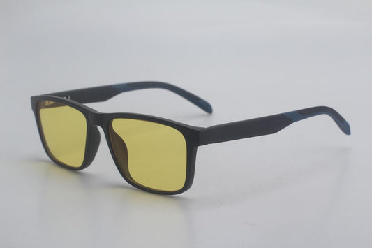 Gafas Estilo Cuadrado Blue Blockers Amarillo